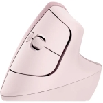 Logitech LIFT 人體工學垂直滑鼠 (玫瑰粉)